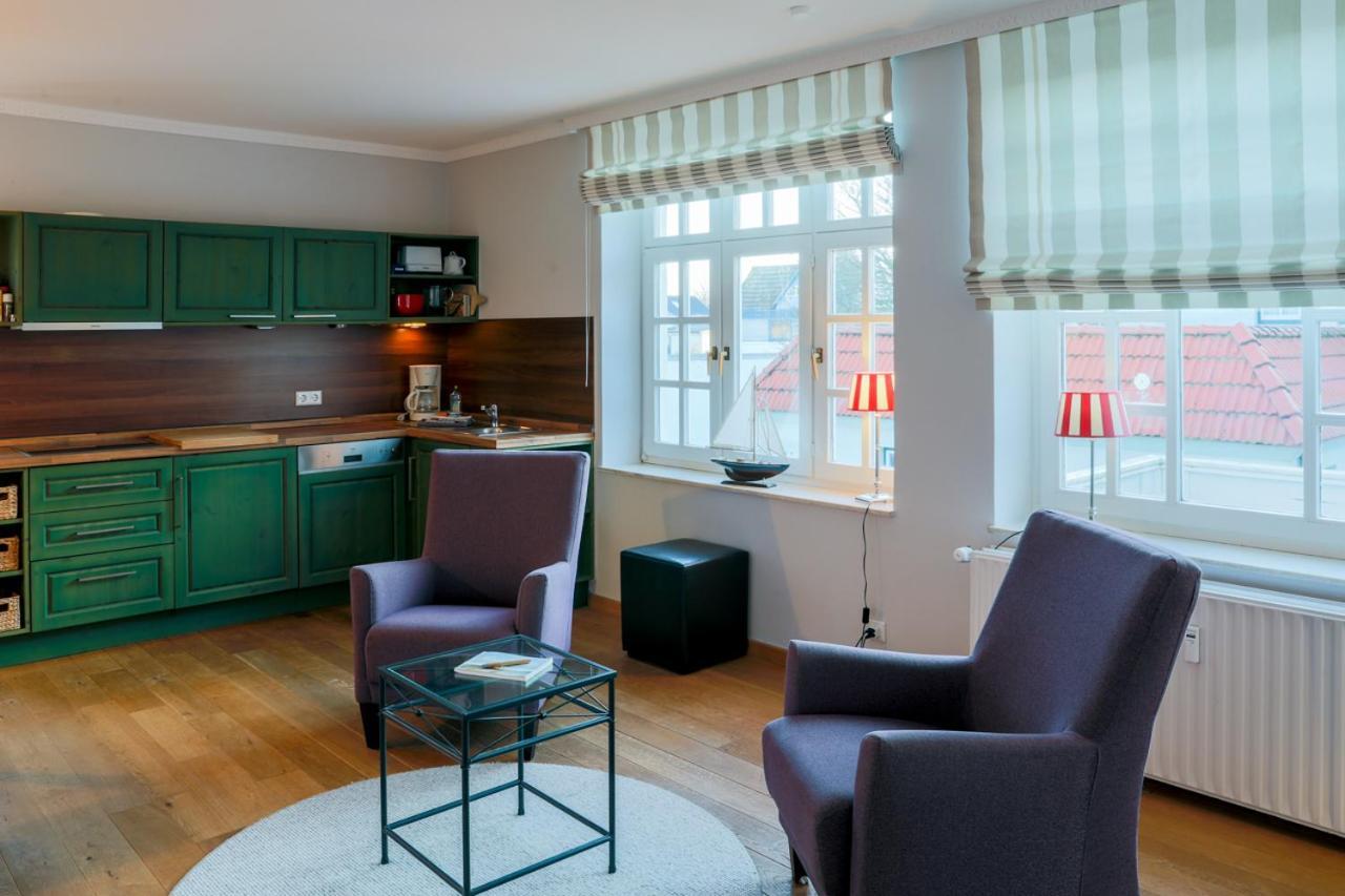 Villa Friedericia, Wohnung 3-Hochparterre Links Wyk auf Föhr Extérieur photo